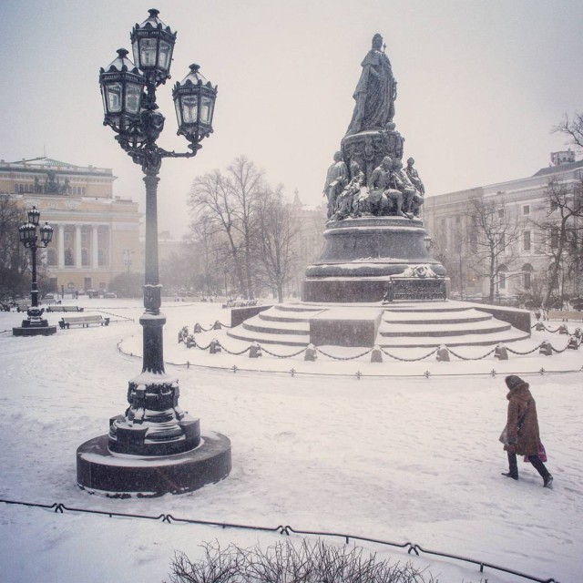 "Снежный шторм" в Москве