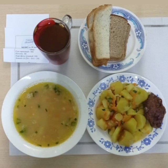 Больничная еда в разных странах.