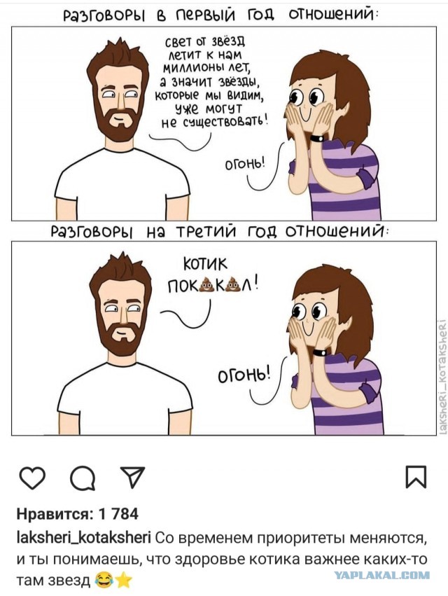 Забавные комиксы о реалиях жизни с кошкой