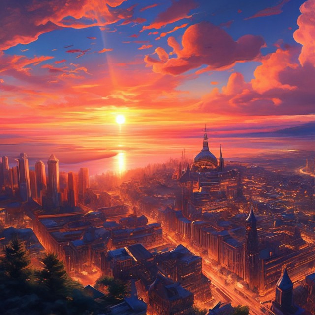 Сон о Закатном городе приснился мне.