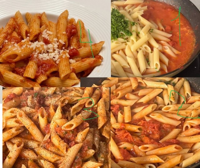 Макароны с соусом аррабиата