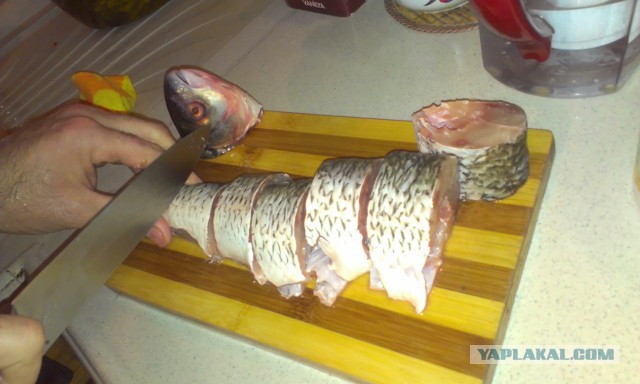 Вариация бугламы из свежей рыбки.