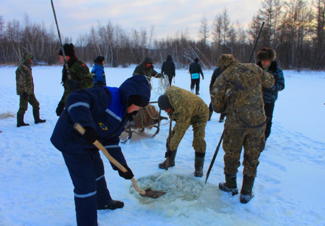Муҥха (якутская ловля рыбы).