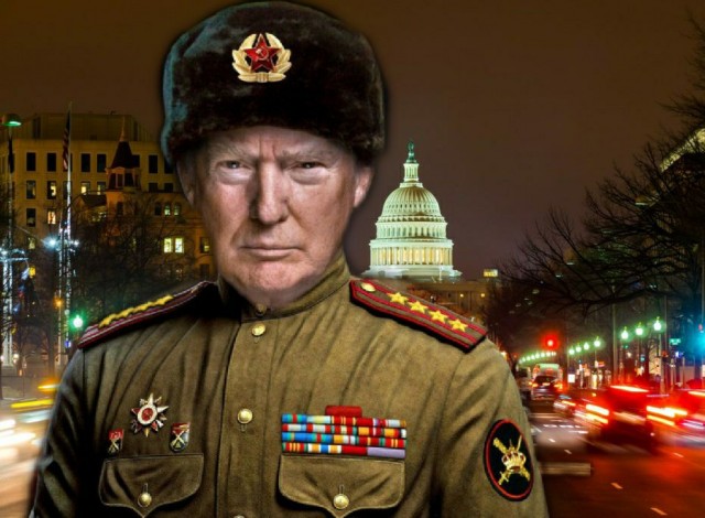 Трамп в военной форме фото