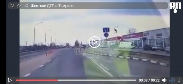 Жесткое ДТП в Темрюке