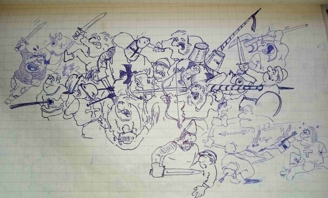 Рисунки войнушки из детства. Часть 2