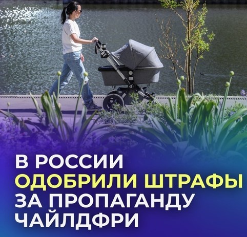 Штрафы за пропаганду идеологии бездетности