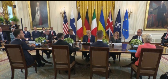Трамп начал встречу с Европейскими лидерами