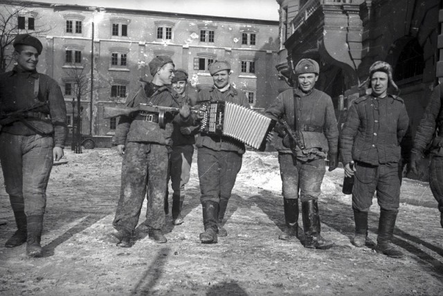 Взятие Будапешта 13 февраля 1945 года.