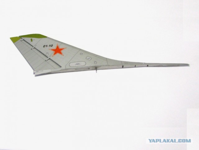 Су - 11. Модель самолета из бумаги