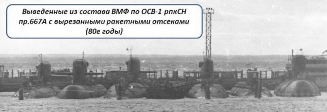 Ракетные подводные крейсера стратегического назначения (РПКСН) проекта 667 - история ядерного подводного противостояния