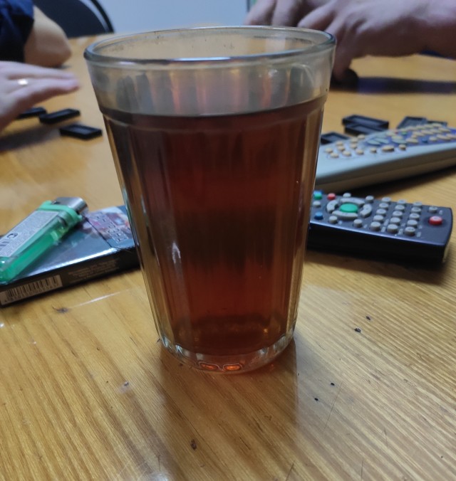 А из какой кружки вы пьёте на работе?