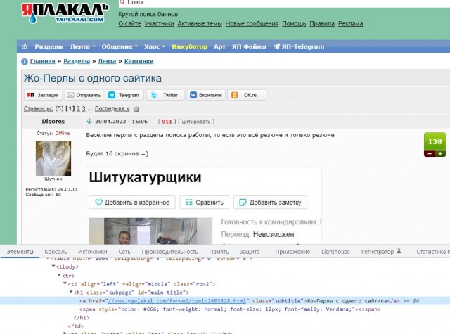 Перлы с одного сайтика
