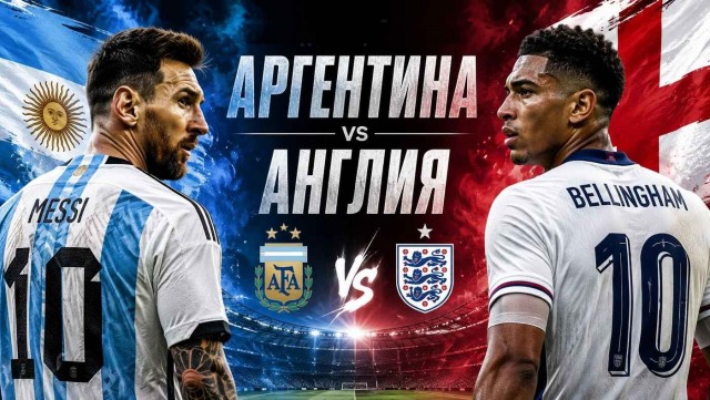 Англия - Аргентина. Чемпионат мира-2026. 1/2 финала