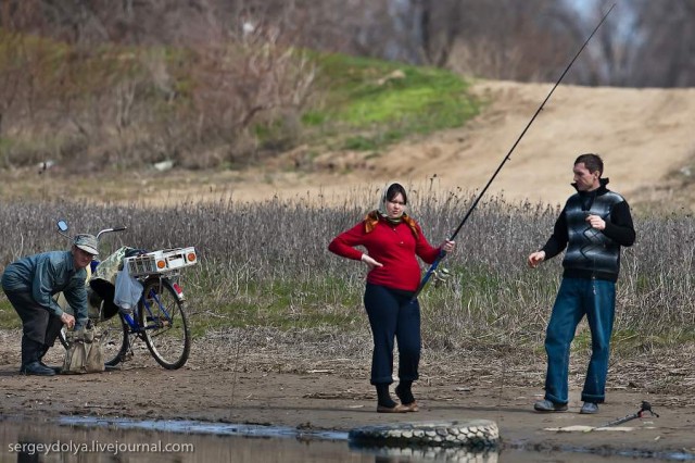 Астраханские рыбаки
