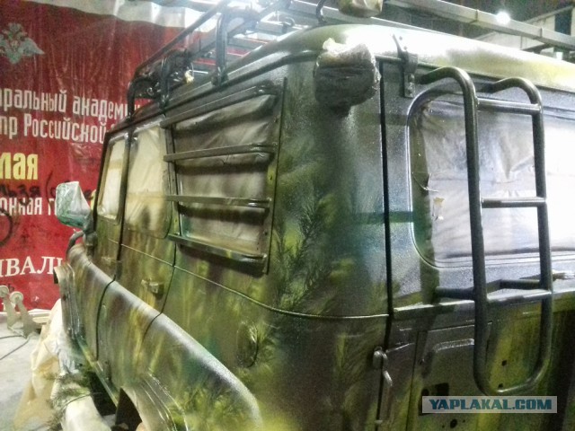 Постройка в картинках УАЗ на мерсодизеле с акпп и пневмоподвеской