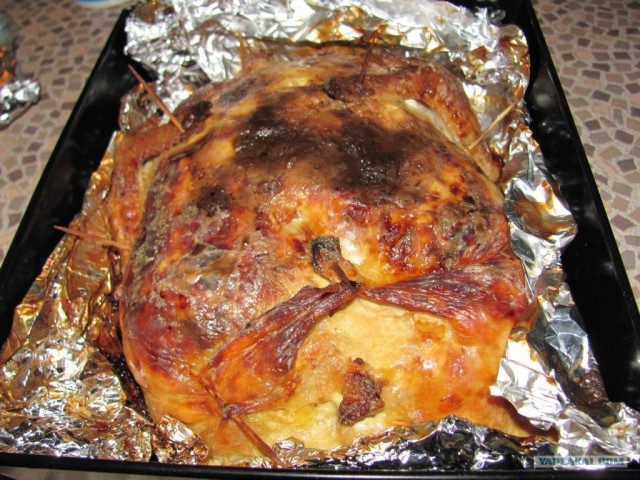 Фаршированная курочка
