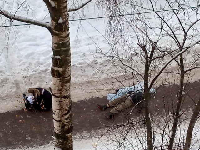 Утро, просыпаюсь - под окнами труп