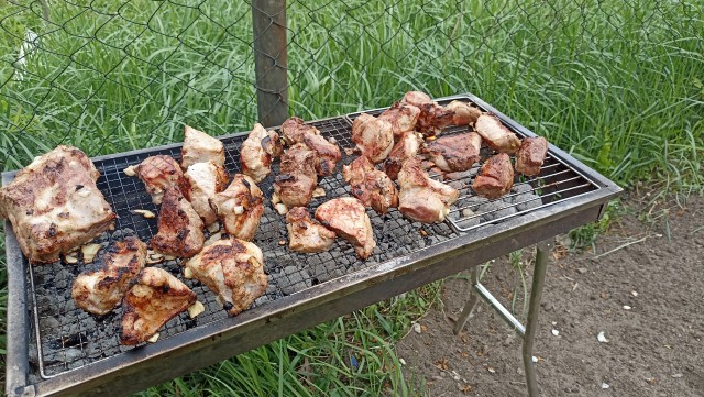 Вечерний шашлык