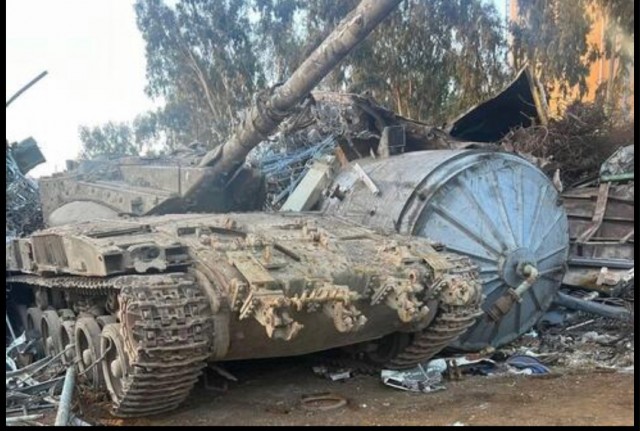 В Израиле был украден танк с учебной базы на севере и найден на свалке металлолома