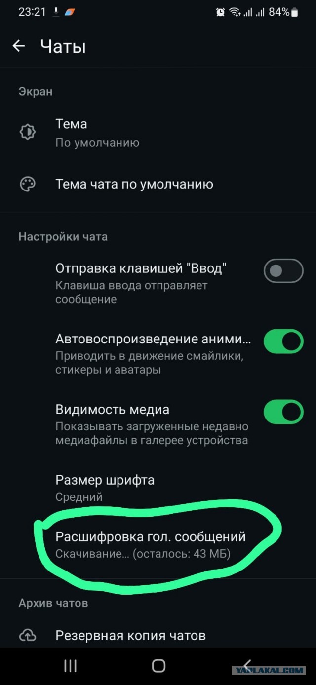 Никогда не присылайте мне голосовуху