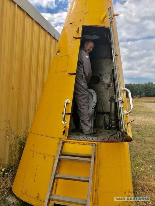 Баня из вертолета МИ-8