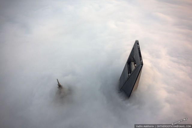 Shanghai Tower (650 meters).