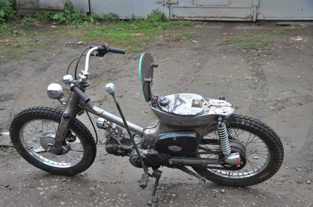 Кастом-мопед Honda Super Cub своими руками