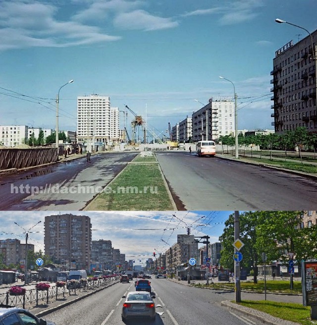 Старые и современные фото Санкт-Петербурга