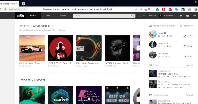 SoundCloud всё...