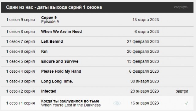 Сериалы