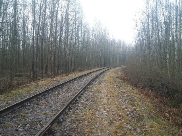 Осень на железной дороге