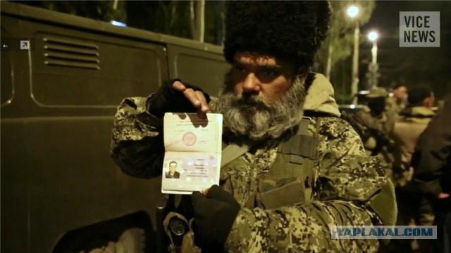 Перестрелка между ополчением и войсками