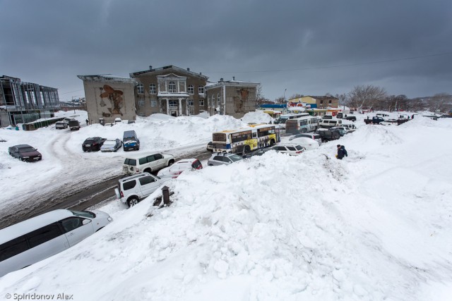 Петропавловск-Камчатский, первый день после пурги