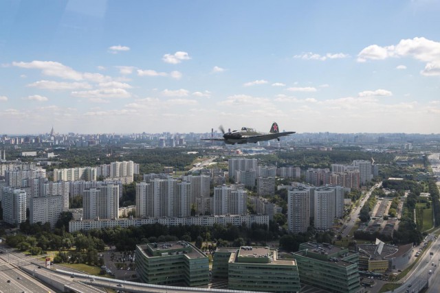 Перегон восстановленного штурмовика Ил-2