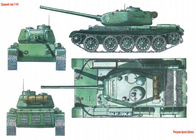 Т-44 на фоне «тридцатьчетверки»: оценка фронтовика – танкоиспытателя