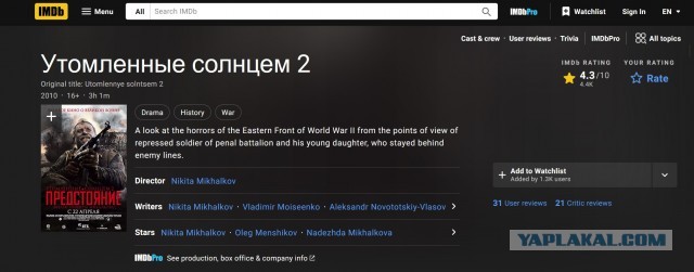 Никита Михалков призвал закрыть "Ельцин-центр"