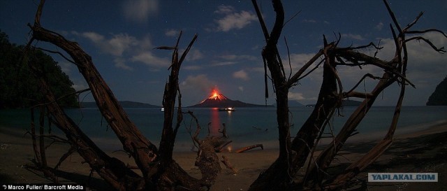 Вулкан Krakatoa проснулся