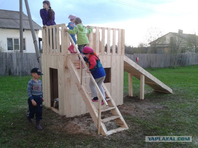 Игровая площадка ребенку - своими руками лучше!