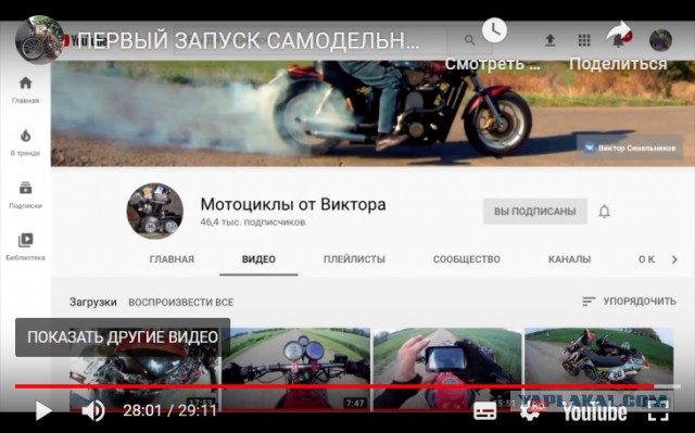 Самодельный двигатель для мотоцикла