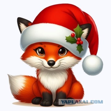 Новогодние лисички