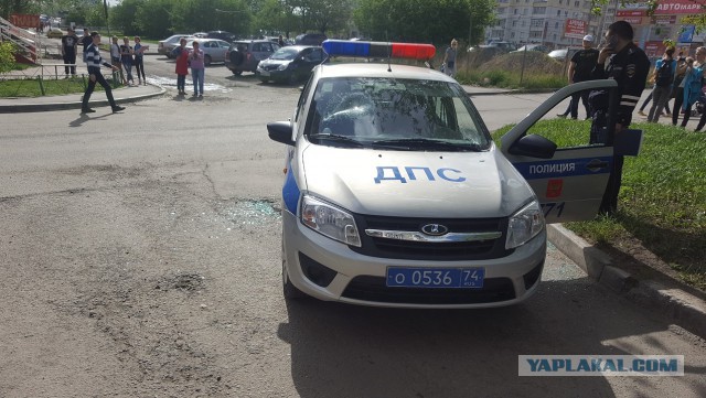 В Челябинске полицейский открыл стрельбу по хулигану, разгромившему «скорую»