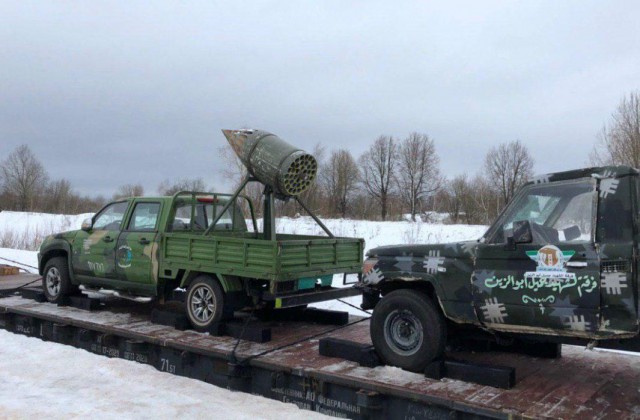 Фото состава с трофеями из Сирии