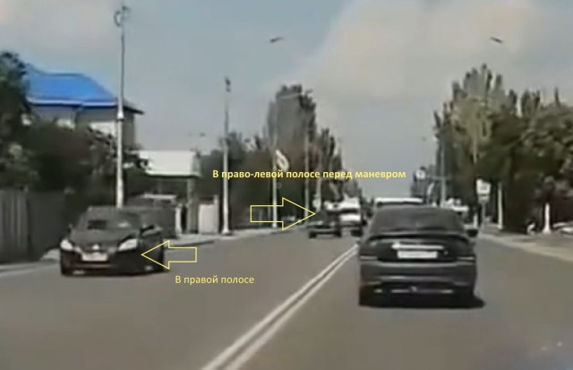 Момент жесткого ДТП с мотоциклистом в Мариуполе
