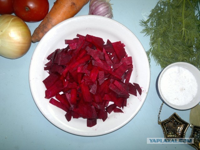 Украинский борщ по быстрому