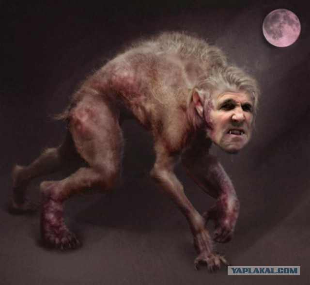 Проникся фотографией Дж.Керри. замутил коллаж