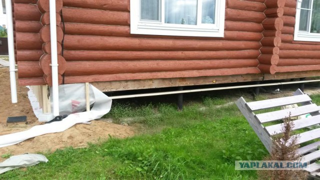 Утепление свайного фундамента своими руками