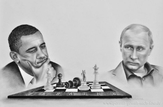 Путин, Меркель и Порошенко: политический покер