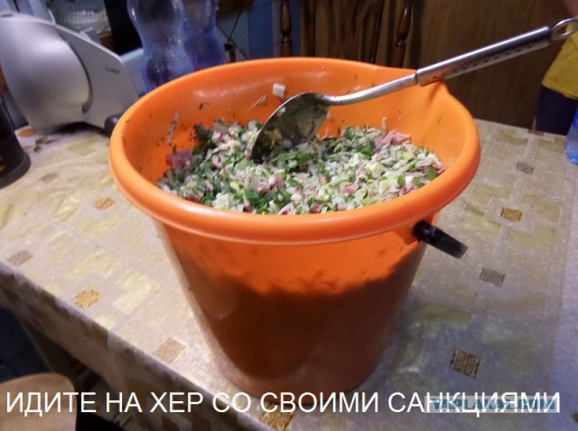 Окрошка+4 способа заправки.