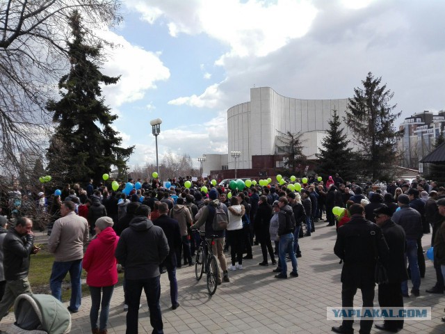 Навального задержали в центре Москвы